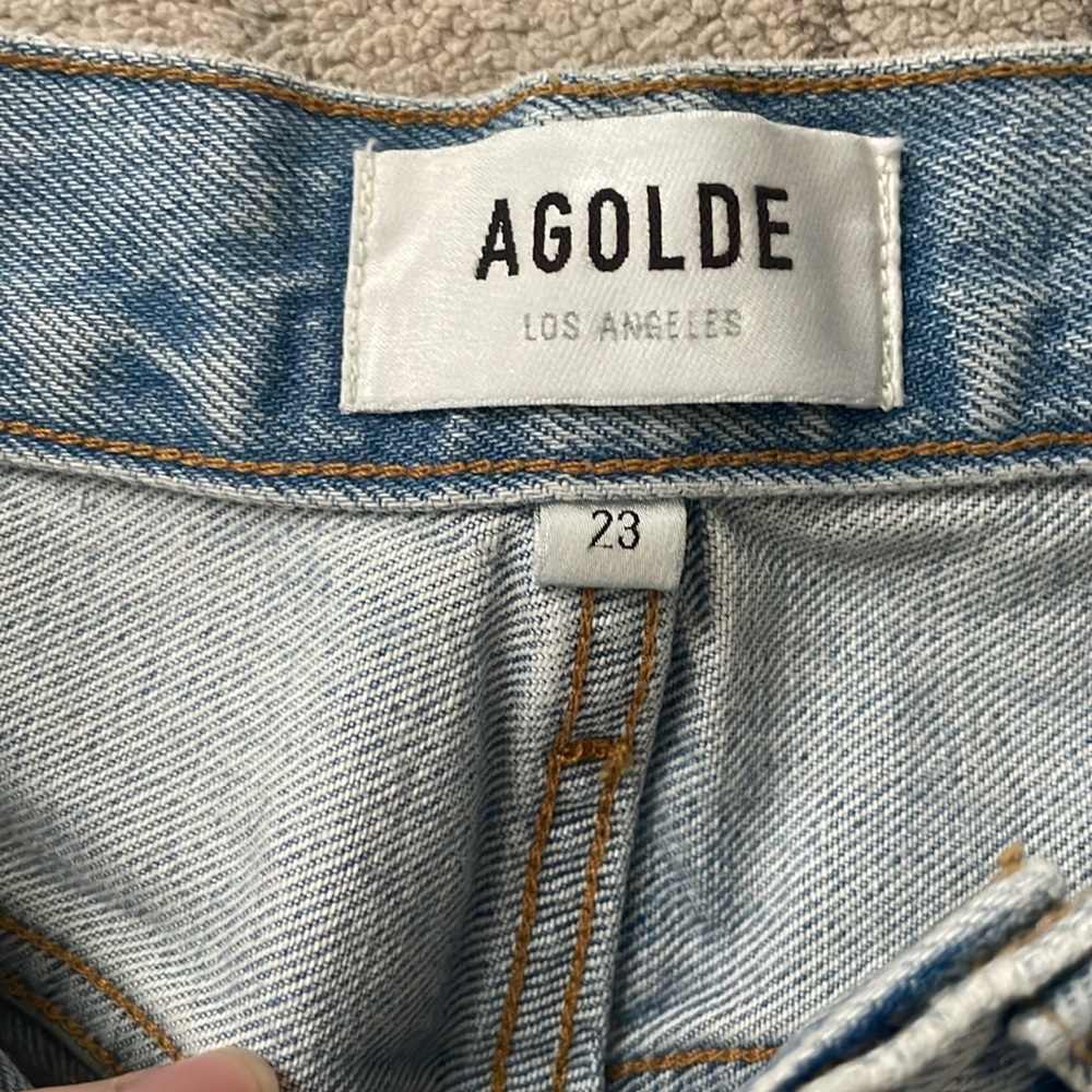 AGOLDE 90’s jeans in light wash - Picture 7 of 9